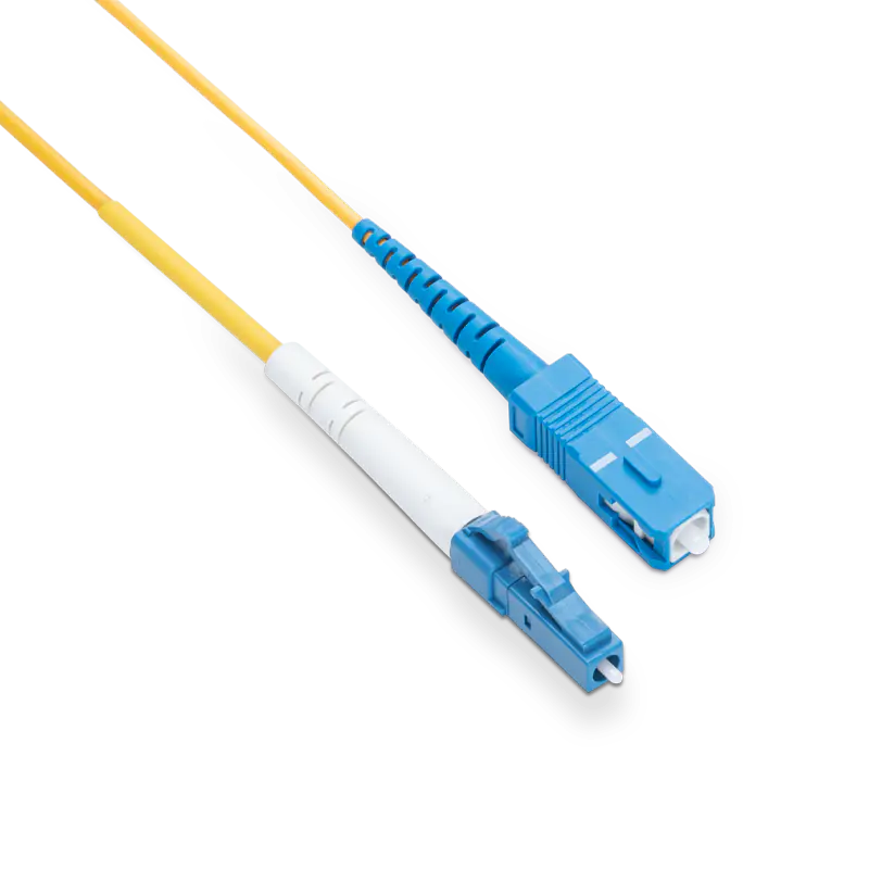 1m (3ft) LC UPC to SC UPC Simplex OS2 Single Mode LSZH 2.0mm Fiber Optic Patch Cable SFPS
