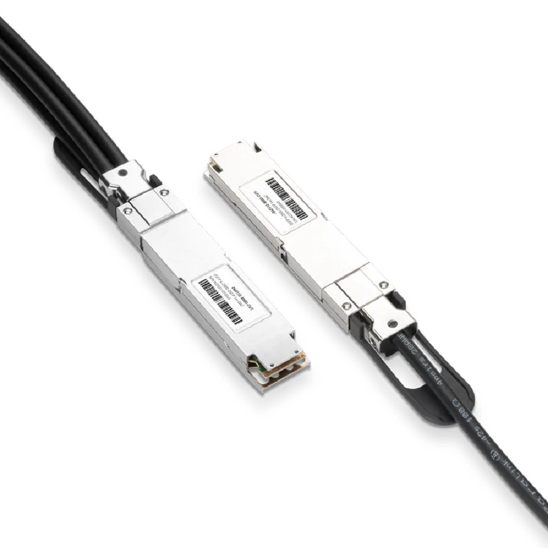 NVIDIA/Mellanox Compatible DAC 0.5m (1.6ft) Twin-port 800Gb/s OSFP Finned Top to 4x200Gb/s OSFP Flat Top Passive Copper Splitter Cable SFPS