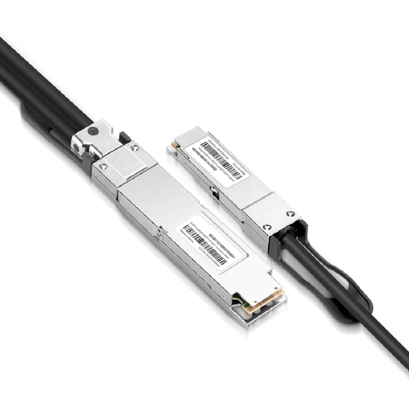 NVIDIA/Mellanox MCP7Y40-N001 Compatible DAC 1m (3ft) Twin-port 2x400Gb/s OSFP Finned Top to 4x200Gb/s QSFP112 Flat Top Passive Copper Splitter Cable SFPS