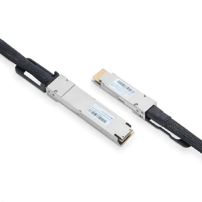 Juniper Compatible 1m (3ft) 400G OSFP Flat Top to QSFP-DD Passive Direct Attach Copper Twinax Cable SFPS