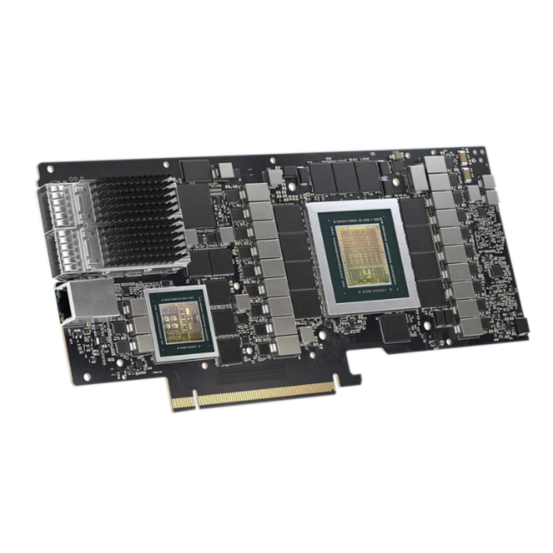 NVIDIA B3140H BlueField-3 SuperNIC, E-series HHHL, 400GbE (Default Mode)/NDR IB, Single-port QSFP112, PCle Gen5.0 x16, 8Arm Cores, 16GB Onboard DDR, Integrated BMC, Crypto Disabled SFPS