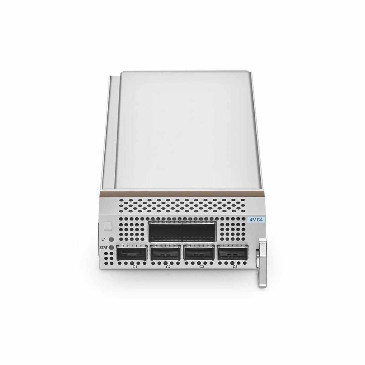 FyberOptix D7000 4MC4, 1 x 400G QSFP-DD or 4 x 100G QSFP28 to 1 x 400G CFP2 OTN Muxponder for D7000 Managed Chassis