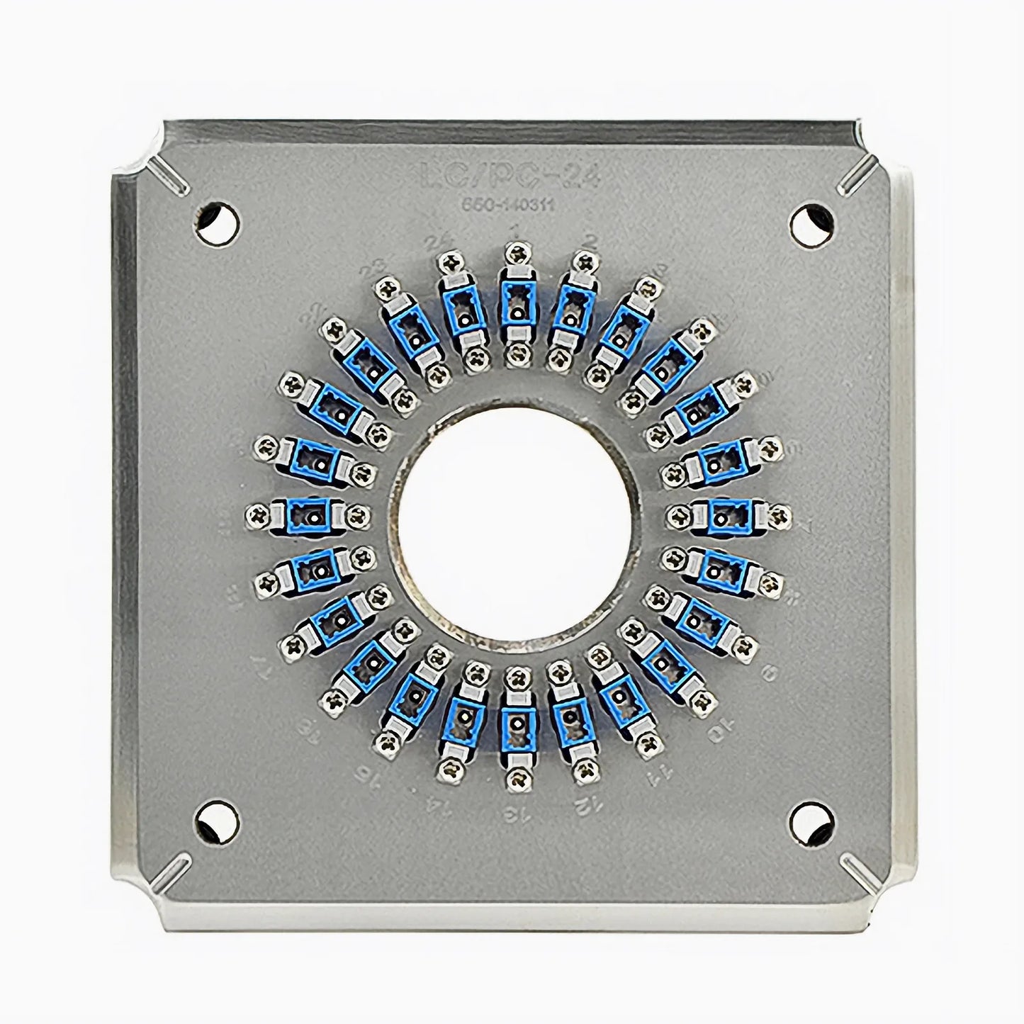 FyberOptix Polishing Fixture/Holder for LC/UPC 24(EX LC/UPC-20) Connectors (LC/UPC-24 Connector Jig)
