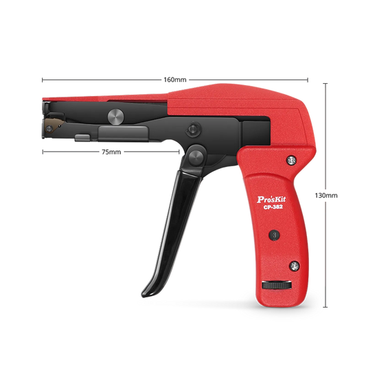 FyberOptix Pro'sKitÃ‚Â® Cable Tie Gun, for Cable Tie Width From 2.2 to 4.8mm