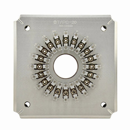 FyberOptix Polishing Fixture/Holder for ST/UPC 20 Connectors (ST/UPC-20 Connector Jig)