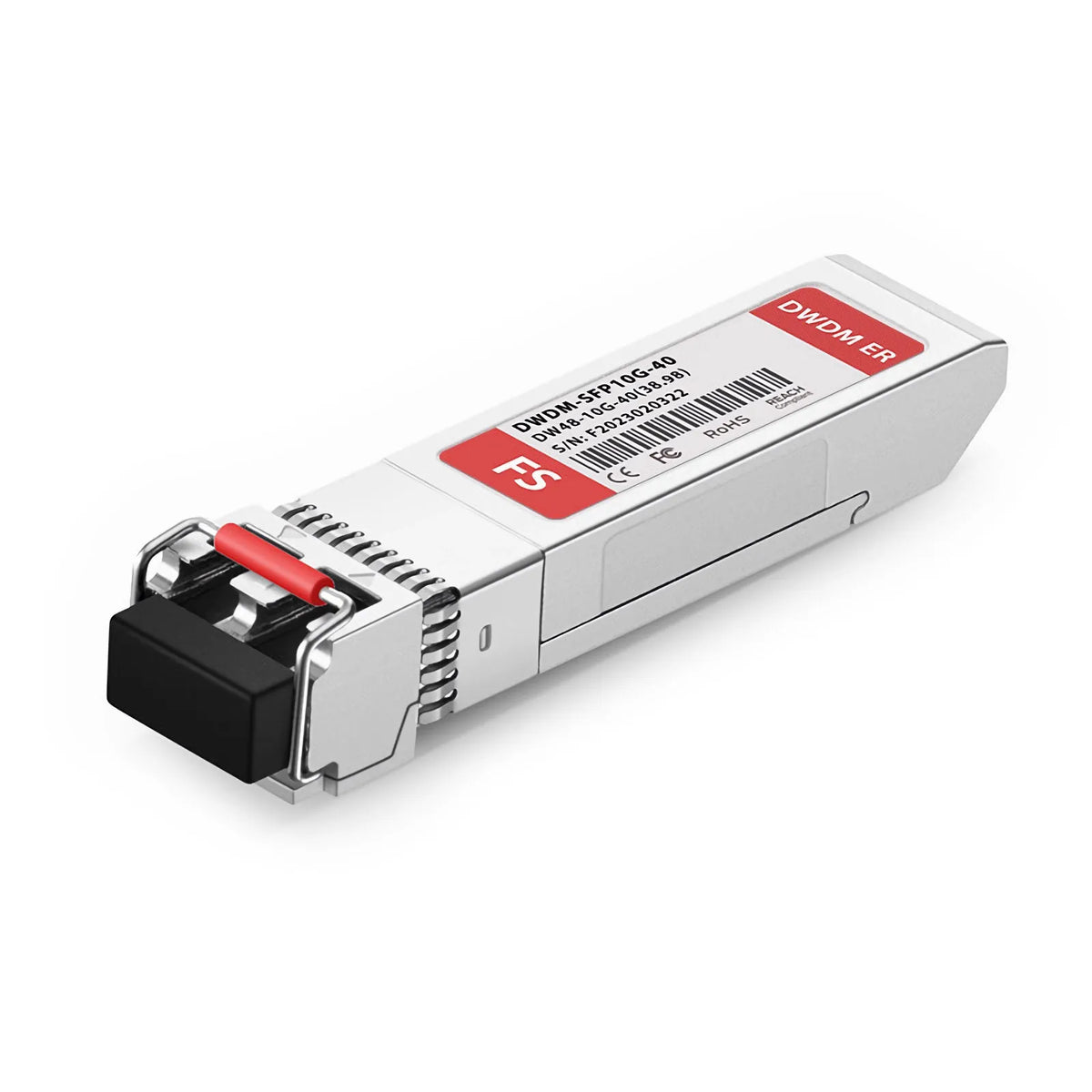 FyberOptix Cisco C48 DWDM-SFP10G-38.98 Compatible SFP+ 10G DWDM 1538.98nm 100GHz 40km DOM Duplex LC/UPC SMF Optical Transceiver Module for Transmission