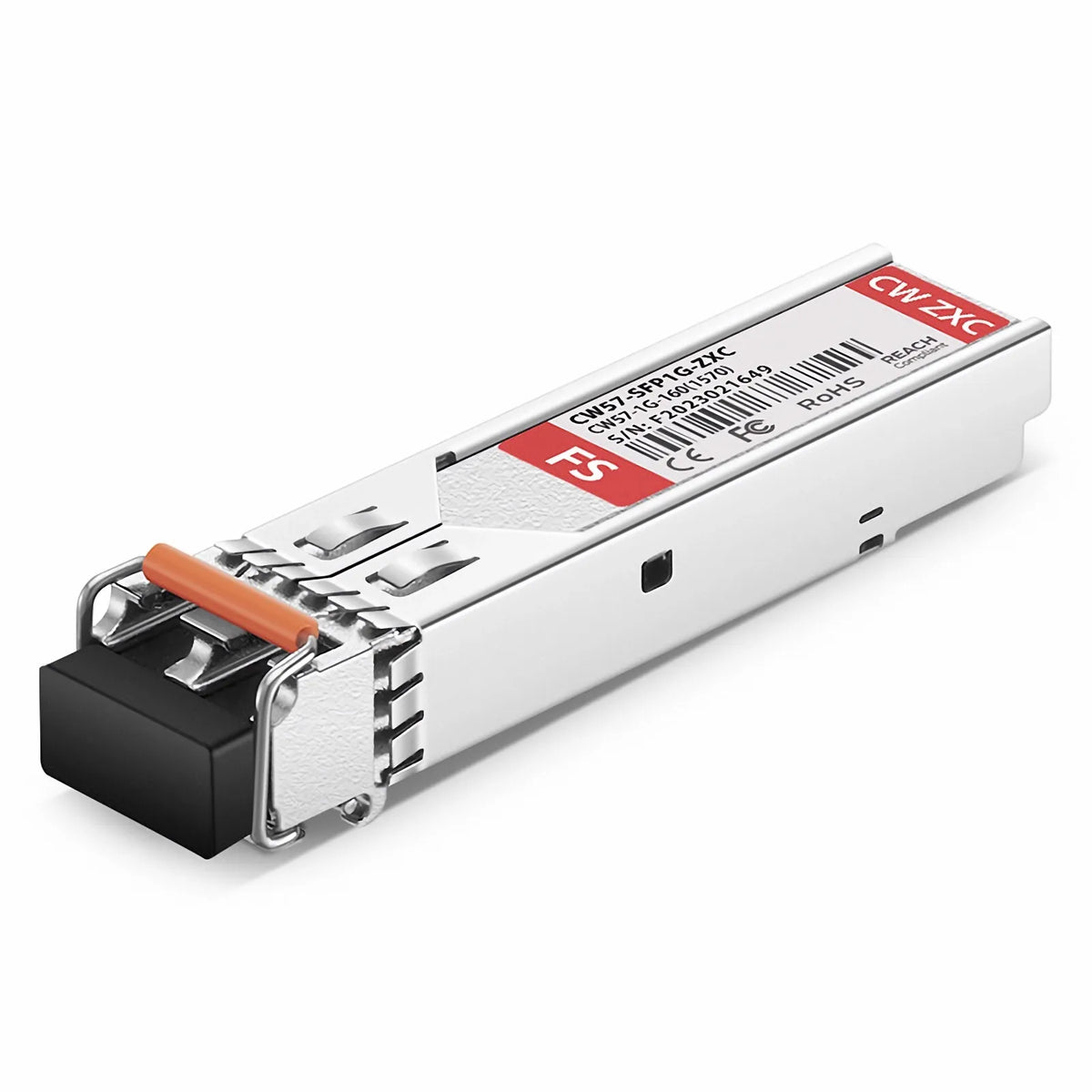 FyberOptix Cisco Compatible SFP 1000BASE-CWDM 1570nm 160km DOM Duplex LC/UPC SMF Optical Transceiver Module for Transmission