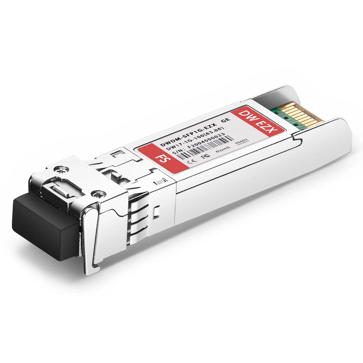 FyberOptix Generic C17 Compatible SFP 1000BASE-DWDM 1563.86nm 100GHz 100km DOM Duplex LC/UPC SMF Optical Transceiver Module for Transmission