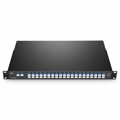 FyberOptix 40 Channels Even DWDM Mux Demux, Super C-band 150GHz 190.7125-196.5625THz, with Monitor Port, 5.5dB Typical IL, LC/UPC, Dual Fiber, FMU 1U Rack Mount