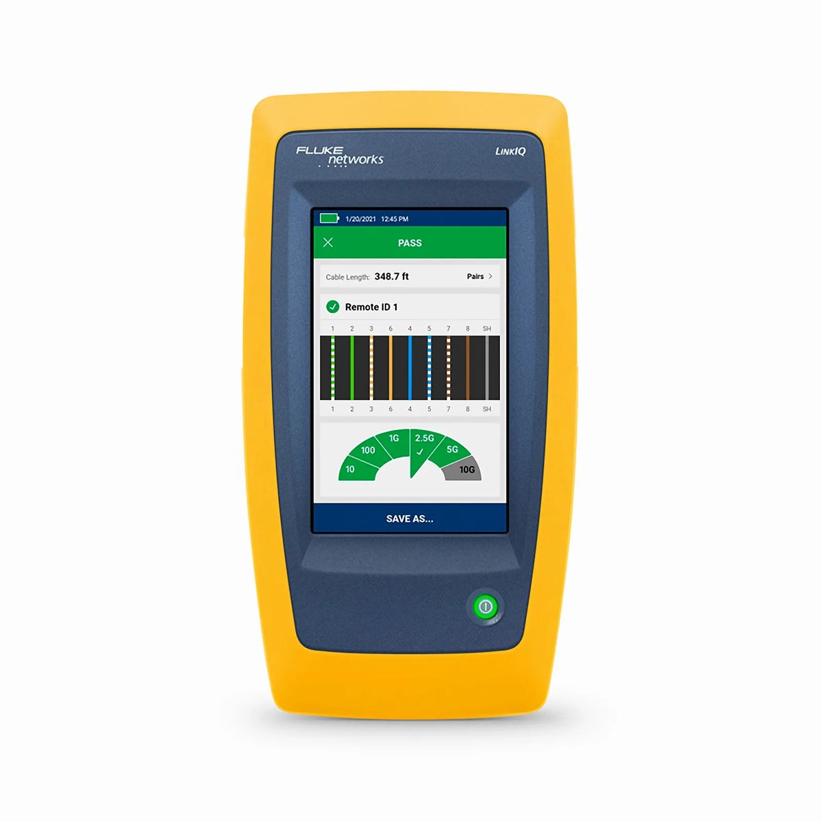 FyberOptix Fluke Networks LIQ-100 LinkIQ Cable and Network Tester