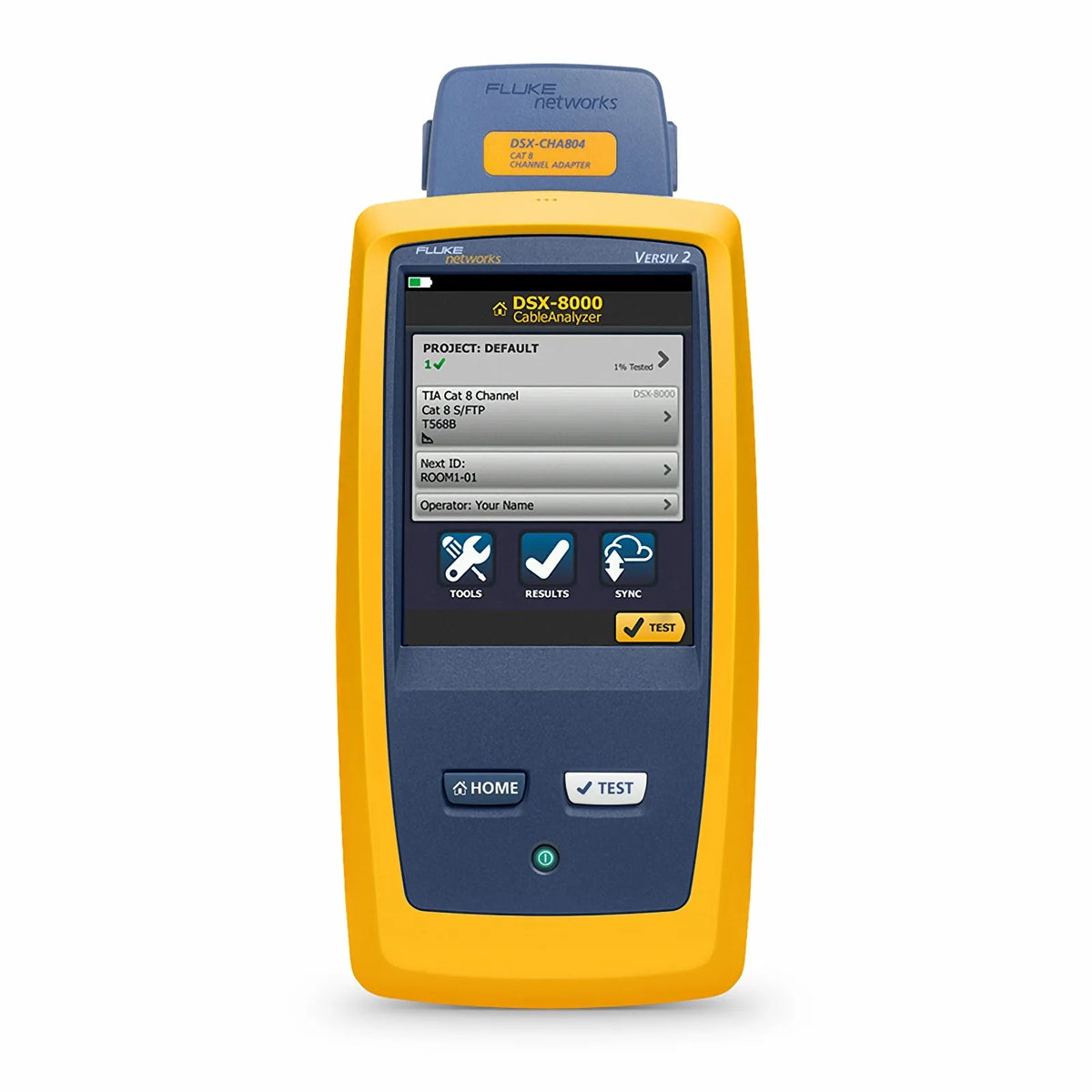 FyberOptix Fluke Networks DSX2-8000 Versiv 2 CableAnalyzerÃ¢â€žÂ¢ with Integrated Wi-Fi