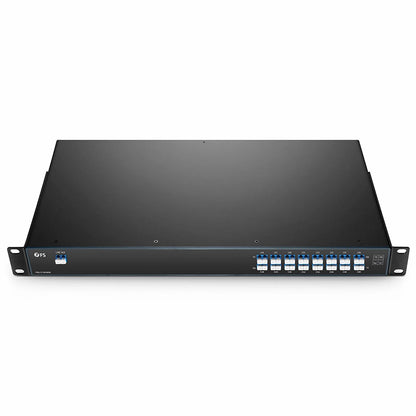FyberOptix 16 Channels DWDM Mux Demux, 100GHz C45-C60, 4.0dB Typical IL, LC/UPC, Single Fiber, Side-B, FMU 1U Rack Mount