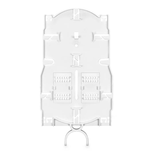 FyberOptix 24 Fibers Fusion Splice Tray for Heat-Shrink Fusion Splices, 0.39" x 4.72" x 8.98", Suitable for FS-S008-1O4R-6-24F, FS-S008R-1O6R-10-24F
