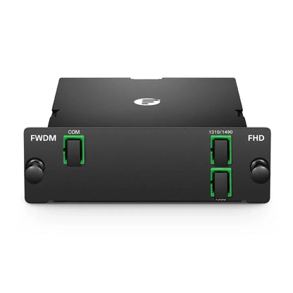 FyberOptix FWDM-T1314R15-FD, T1310&1490/R1550nm Filter Wavelength Division Multiplexer, SC/APC, FHDA Cassette