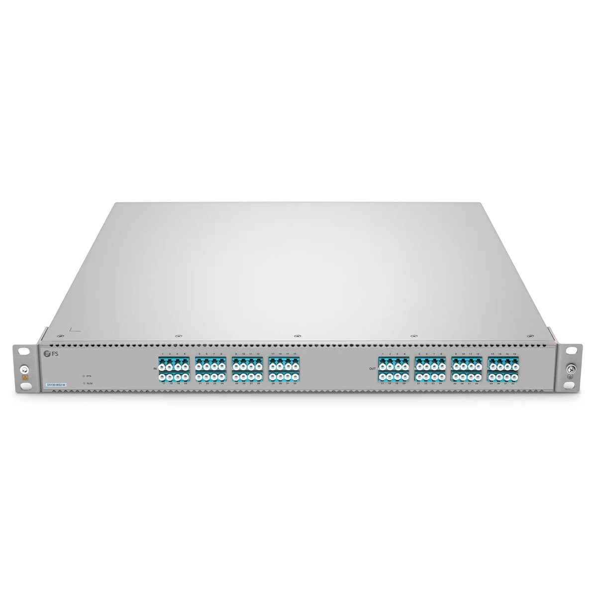 FyberOptix D5130-W32-M Multimode Low Loss All-Optical Circuit Switch, 32 x 32 Ports, Redundant AC PSUs, Support WebGUI Network Management