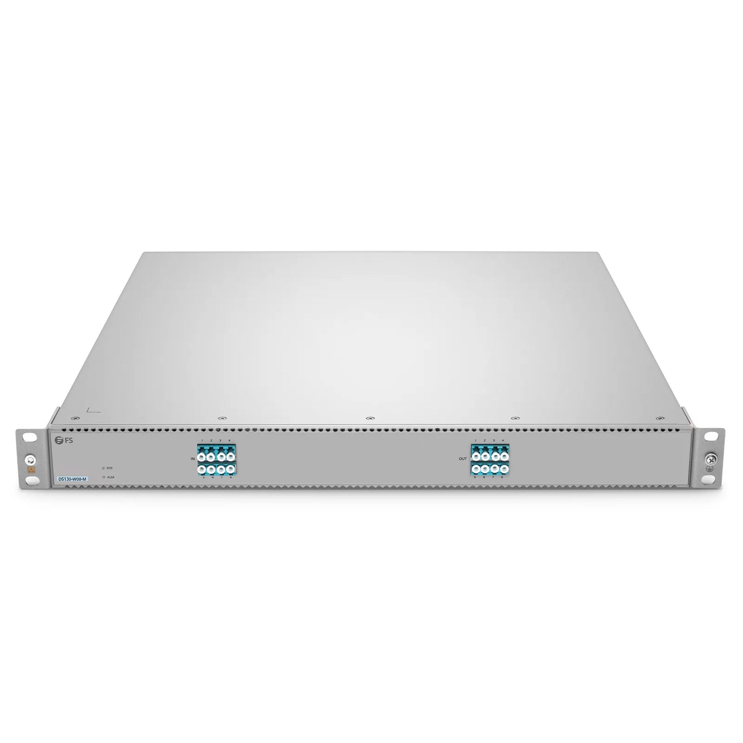 FyberOptix D5130-W08-M Multimode Low Loss All-Optical Circuit Switch, 8 x 8 Ports, Redundant AC PSUs, Support WebGUI Network Management