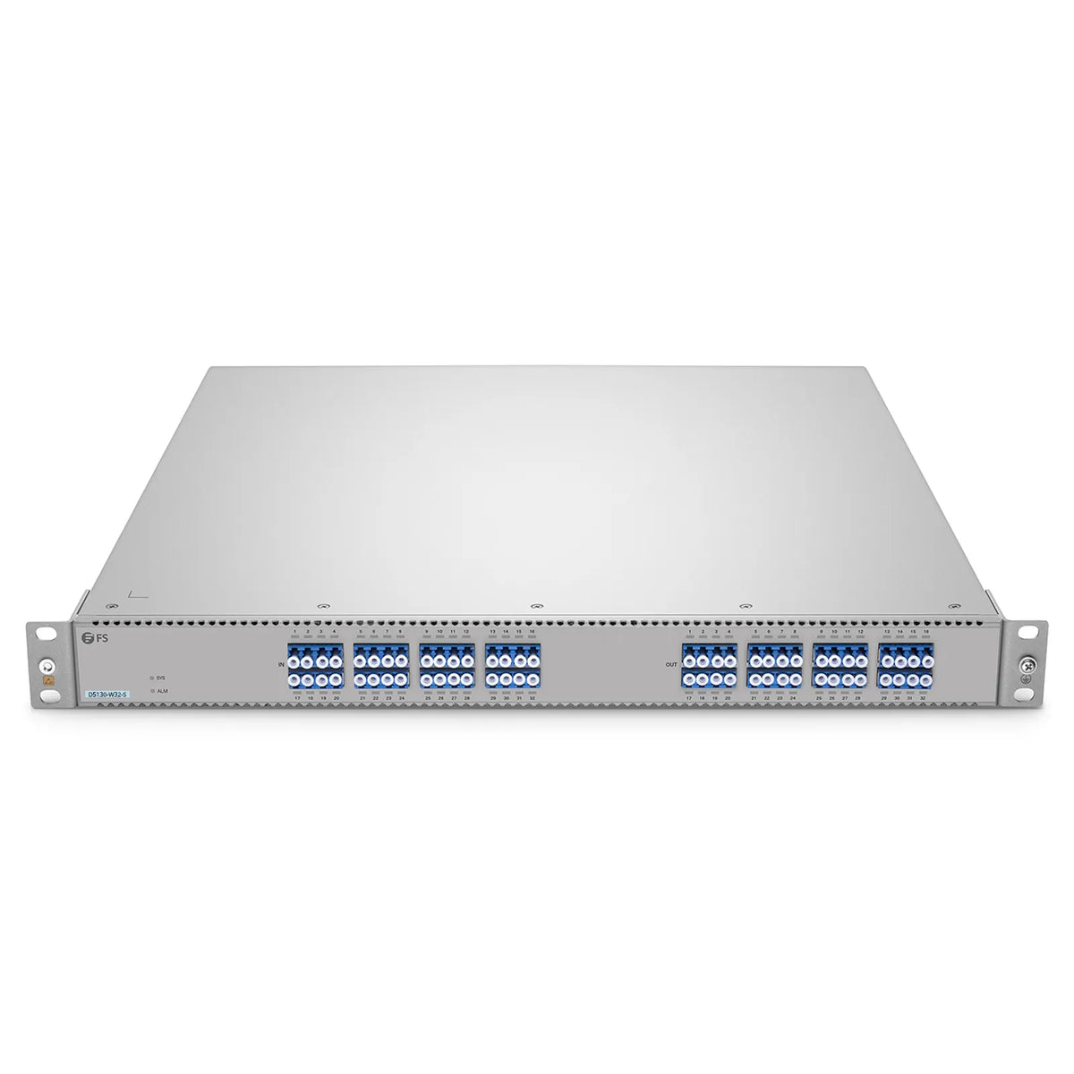 FyberOptix D5130-W32-S Single-mode Low Loss All-Optical Circuit Switch with Built-in OPD, 32 x 32 Ports, Redundant AC PSUs, Support WebGUI Network Management