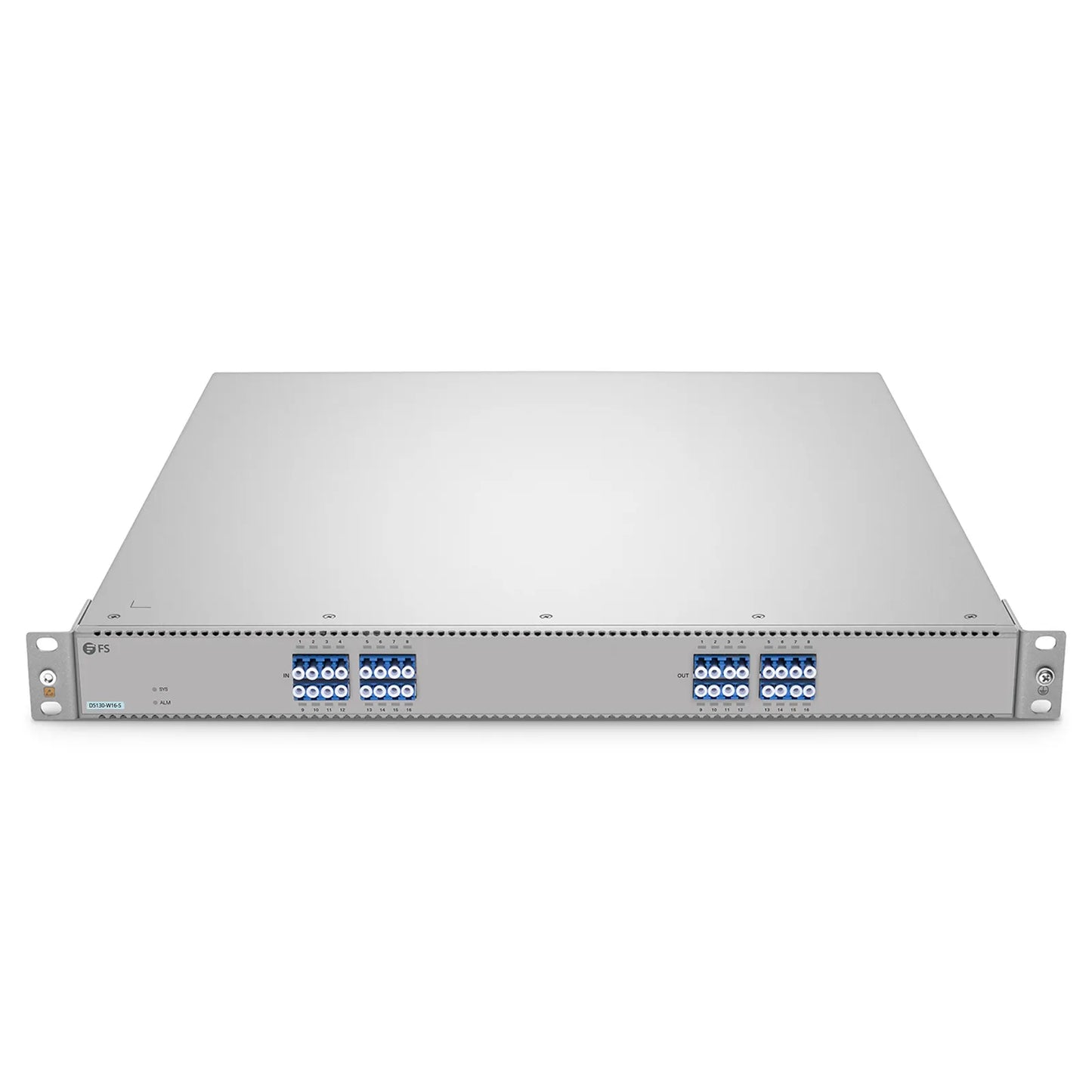 FyberOptix D5130-W16-S Single-mode Low Loss All-Optical Circuit Switch with Built-in OPD, 16 x 16 Ports, Redundant AC PSUs, Support WebGUI Network Management