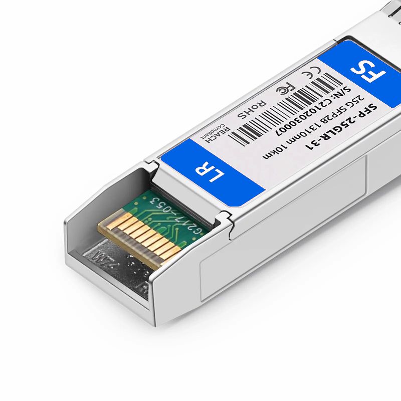 FyberOptix Cisco SFP-25G-LR-S Compatible 25GBASE-LR SFP28 1310nm 10km DOM Duplex LC/UPC SMF Optical Transceiver Module