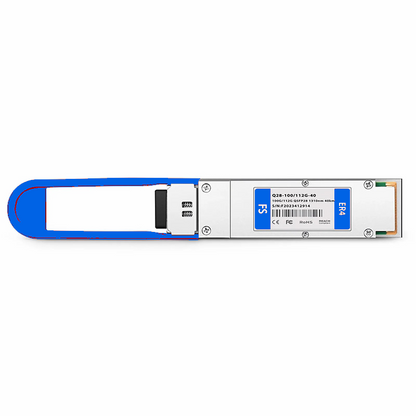 FyberOptix Cisco QSFP-100/112G-ER4 Compatible 100GBASE-ER4 and 112G OTU4 QSFP28 Dual Rate 4 x 25G NRZ 1310nm 40km DOM Duplex LC/UPC SMF Optical Transceiver Module