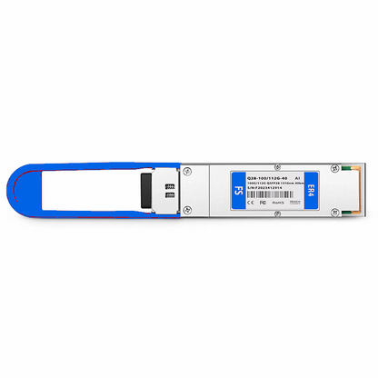 FyberOptix Arista Networks QSFP-100/112G-ER4 Compatible 100GBASE-ER4 and 112G OTU4 QSFP28 Dual Rate 4 x 25G NRZ 1310nm 40km DOM Duplex LC/UPC SMF Optical Transceiver Module