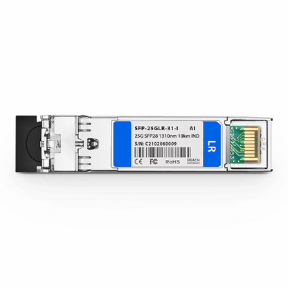 FyberOptix Cisco SFP-10/25G-LR-S Compatible 10/25GBASE-LR SFP28 Dual-rate 1310nm 10km DOM Duplex LC/UPC SMF Optical Transceiver Module