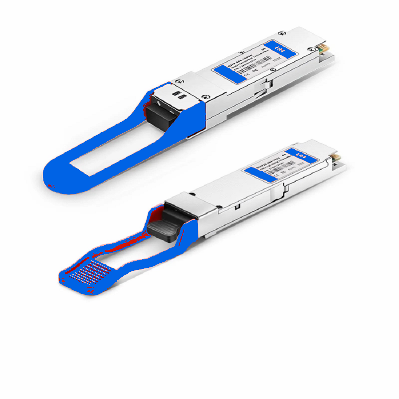FyberOptix Dell 407-BBZX Compatible 100GBASE-ER4L QSFP28 4 x 25G NRZ 1310nm 40km DOM Duplex LC/UPC SMF Optical Transceiver Module