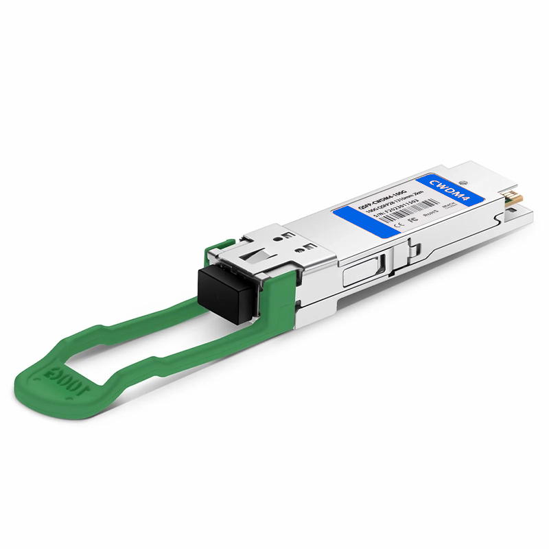 FyberOptix Cisco QSFP-100G-CWDM4-S Compatible 100GBASE-CWDM4 QSFP28 4 x 25G NRZ 1310nm 2km DOM Duplex LC/UPC SMF Optical Transceiver Module