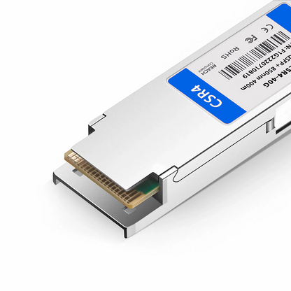 FyberOptix Cisco QSFP-40G-CSR4 Compatible 40GBASE-CSR4 QSFP+ 850nm 400m DOM MPO-12/UPC MMF Optical Transceiver Module, Breakout to 4 x 10G-SR
