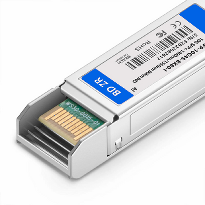 FyberOptix Cisco SFP-10G-BX80U-I Compatible 10GBASE BiDi SFP+ 1490nm-TX/1550nm-RX 80km DOM Simplex LC/UPC SMF Optical Transceiver Module (Industrial)