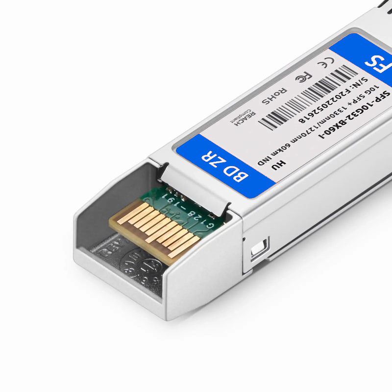 FyberOptix HW SFP-10G-BXD6-I Compatible 10GBASE BiDi SFP+ 1330nm-TX/1270nm-RX 60km DOM Simplex LC/UPC SMF Optical Transceiver Module (Industrial)