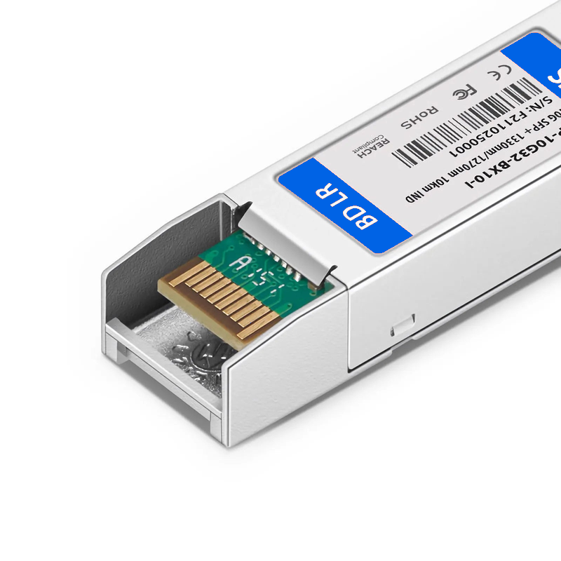 FyberOptix Cisco SFP-10G-BXD-I Compatible 10GBASE-BX10-D BiDi SFP+ 1330nm-TX/1270nm-RX 10km DOM Simplex LC/UPC SMF Optical Transceiver Module (Industrial)