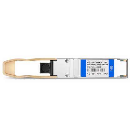 FyberOptix 100GBASE-SR4 QSFP28 4 x 25G NRZ 850nm 100m DOM MPO-12/UPC MMF Optical Transceiver Module forFOSwitches (Industrial), Breakout to 4 x 25G-SR