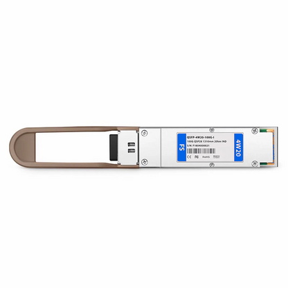 FyberOptix Cisco Compatible 100GBASE-4WDM-20 QSFP28 4 x 25G NRZ 1310nm 20km DOM Duplex LC /UPC SMF Optical Transceiver Module (Industrial)
