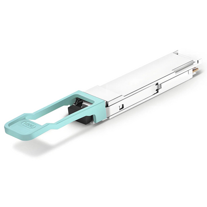 FyberOptix Dell Compatible 100GBASE-BX40-U QSFP28 BiDi 4 x 25G NRZ 1304.58nm-TX/1309.14nm-RX 40km DOM Simplex LC/APC SMF Optical Transceiver Module (Industrial)