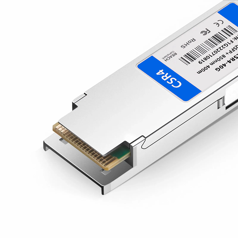 FyberOptix Cisco QSFP-40G-CSR4 Compatible 40GBASE-CSR4 QSFP+ 850nm 400m DOM MPO-12/UPC MMF Optical Transceiver Module, Breakout to 4 x 10G-SR