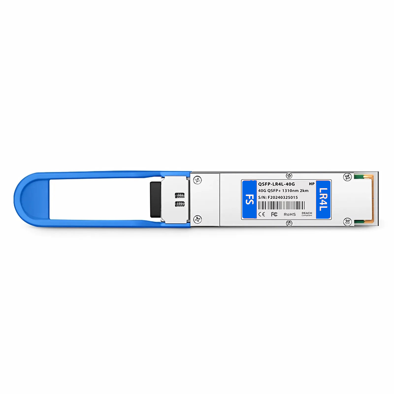 FyberOptix HPE H3C JL286A Compatible 40GBASE-LR4L QSFP+ 1310nm 2km DOM Duplex LC/UPC SMF Optical Transceiver Module