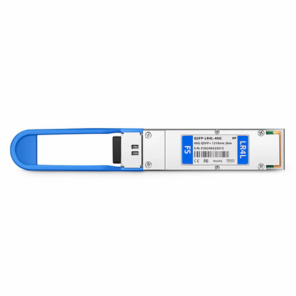 FyberOptix HPE H3C JL286A Compatible 40GBASE-LR4L QSFP+ 1310nm 2km DOM Duplex LC/UPC SMF Optical Transceiver Module