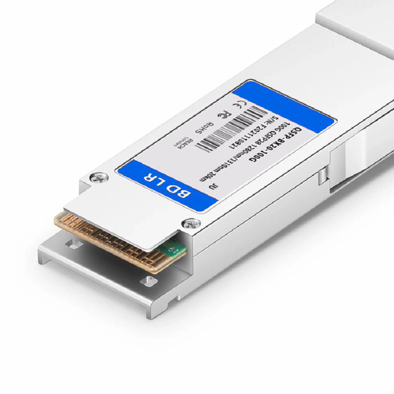 FyberOptix Cisco QSFP-100G-SR4-S Compatible 100GBASE-ESR4 QSFP28 4 x 25G NRZ 850nm 300m OM4 DOM MPO-12/UPC MMF Optical Transceiver Module, Breakout to 4 x 25G-ESR
