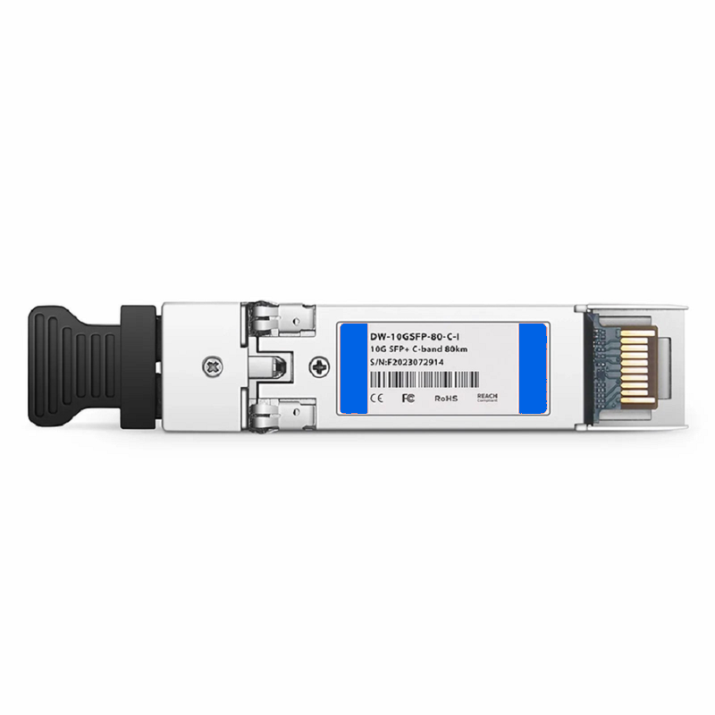 FyberOptix Cisco Compatible 10GBASE-BX60-D BiDi SFP+ 1330nm-TX/1270nm-RX 60km DOM Simplex LC/UPC SMF Optical Transceiver Module