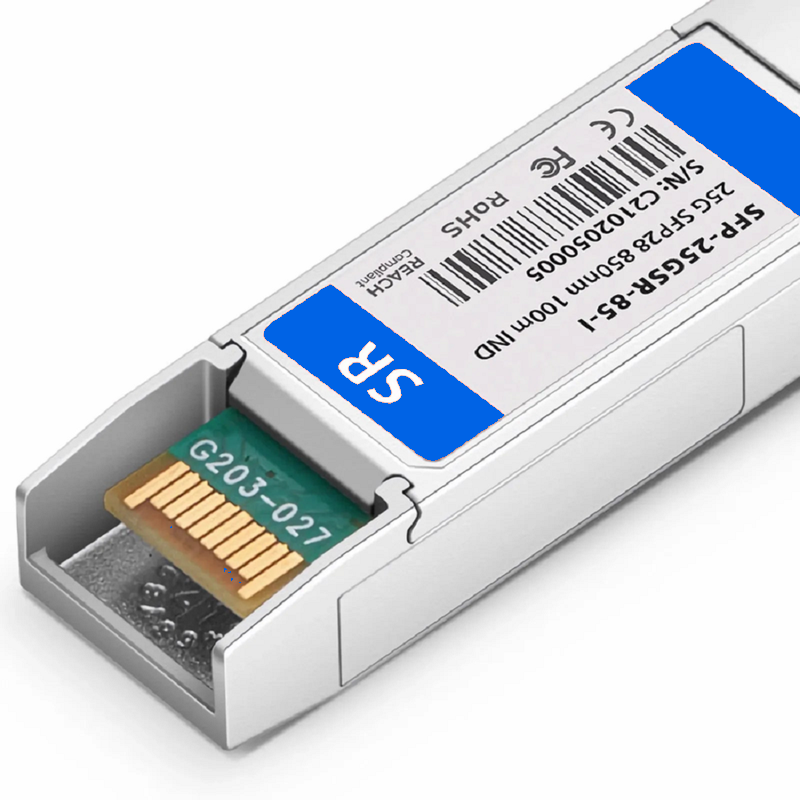 FyberOptix Arista Networks SFP-25G-SR-I Compatible 25GBASE-SR SFP28 850nm 100m DOM Duplex LC/UPC MMF Optical Transceiver Module (Industrial)