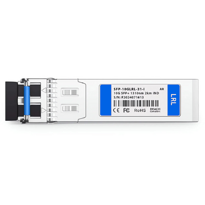 FyberOptix HPE Aruba Compatible 10GBASE-LRL SFP+ 1310nm 2km DOM Duplex LC/UPC SMF Optical Transceiver Module (Industrial)