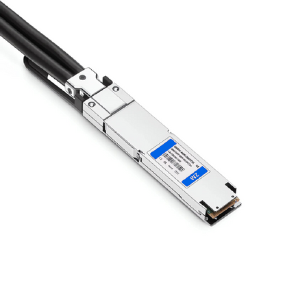 FyberOptix 2m (7ft) Generic Compatible 100G QSFP28 4 x 25G NRZ to 2 x 50G QSFP28 2 x 25G NRZ Active Direct Attach Copper Breakout Cable
