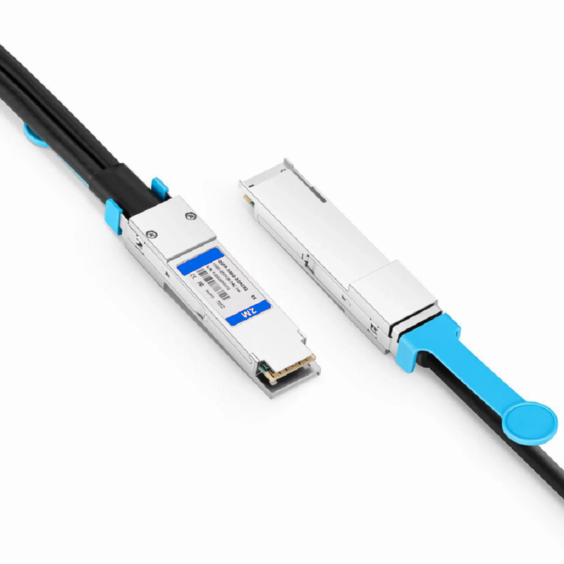 FyberOptix 7m (23ft) Cisco Compatible 100G QSFP28 4 x 25G NRZ to 2 x 50G QSFP28 2 x 25G NRZ Active Direct Attach Copper Breakout Cable