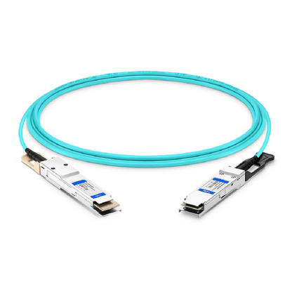 FyberOptix 10m (33ft) 400G QSFP112 4 x 100G PAM4 to 400G QSFP-DD 8 x 50G PAM4 Active Optical Cable forFOSwitches