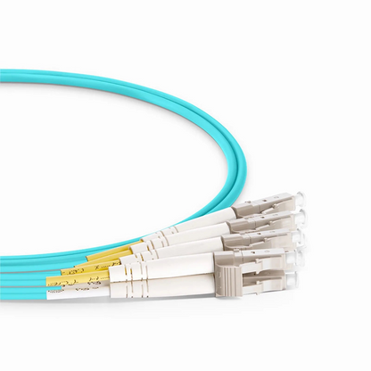 FyberOptix 3m (10ft) Cisco Compatible 100G QSFP28 4 x 25G NRZ to 4 Duplex LC 25G NRZ Active Optical Breakout Cable