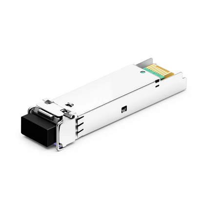 FyberOptix Intel Compatible 1000BASE-BX-U SFP BiDi 1490nm-TX/1550nm-RX 160km DOM Simplex LC/UPC SMF Optical Transceiver Module (Industrial)