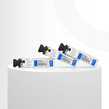 FyberOptix Fortinet Compatible 1000BASE-BX-U SFP BiDi 1310nm-TX/1550nm-RX 40km DOM Simplex LC/UPC SMF Optical Transceiver Module