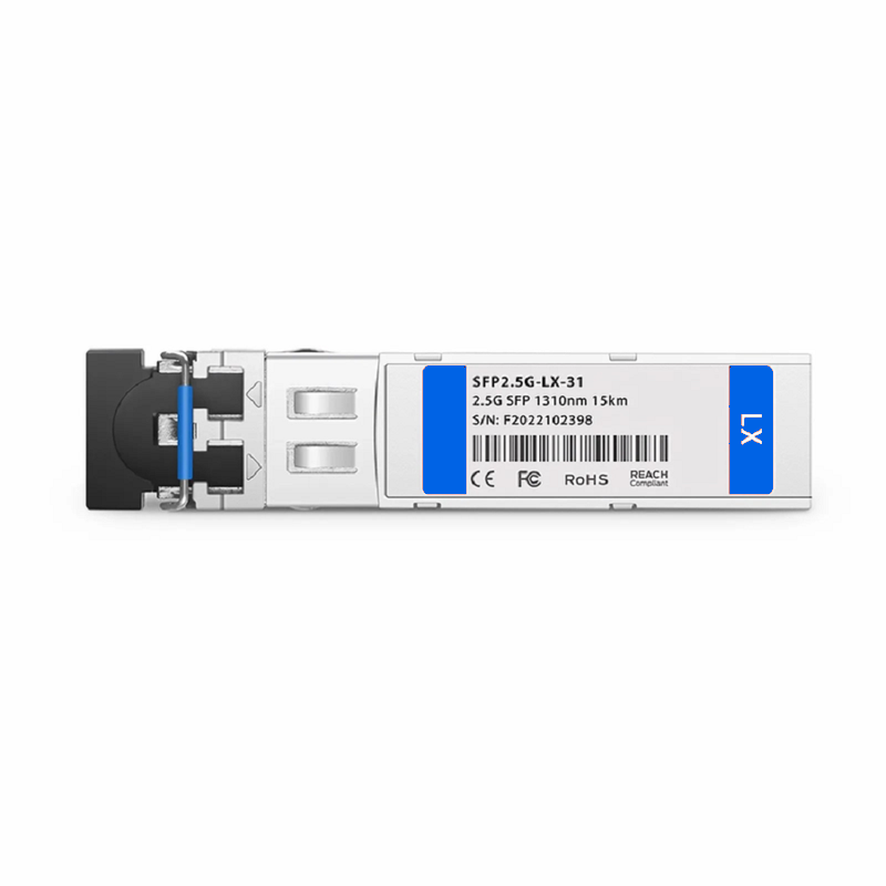 FyberOptix Generic Compatible 2.5GBASE-LX SFP 1310nm 15km DOM Duplex LC/UPC SMF Optical Transceiver Module