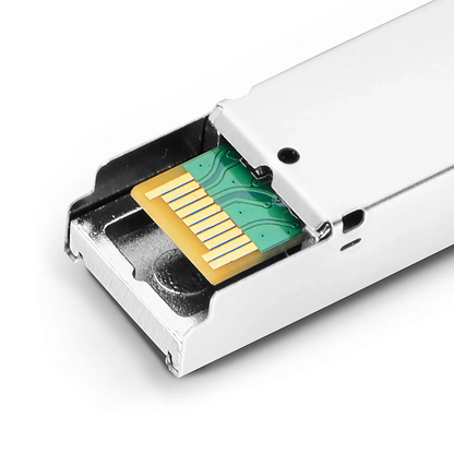 FyberOptix 100BASE-BX-D SFP BiDi 1550nm-TX/1310nm-RX 10km DOM Simplex LC SMF Optical Transceiver Module forFOSwitches
